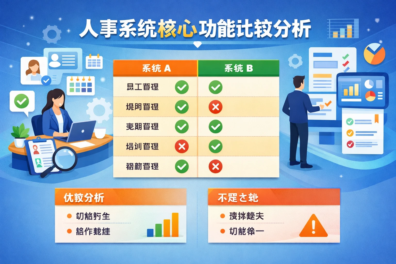 人事系统核心功能比较分析