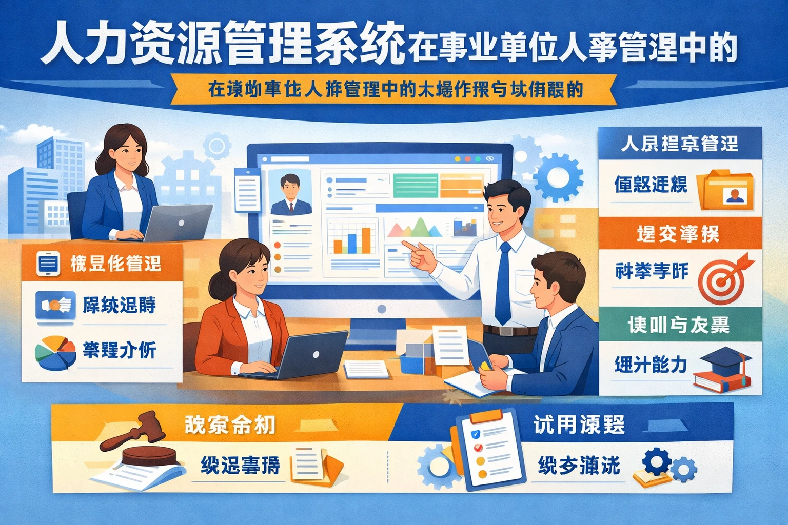 人力资源管理系统在事业单位人事管理中的关键作用与试用策略