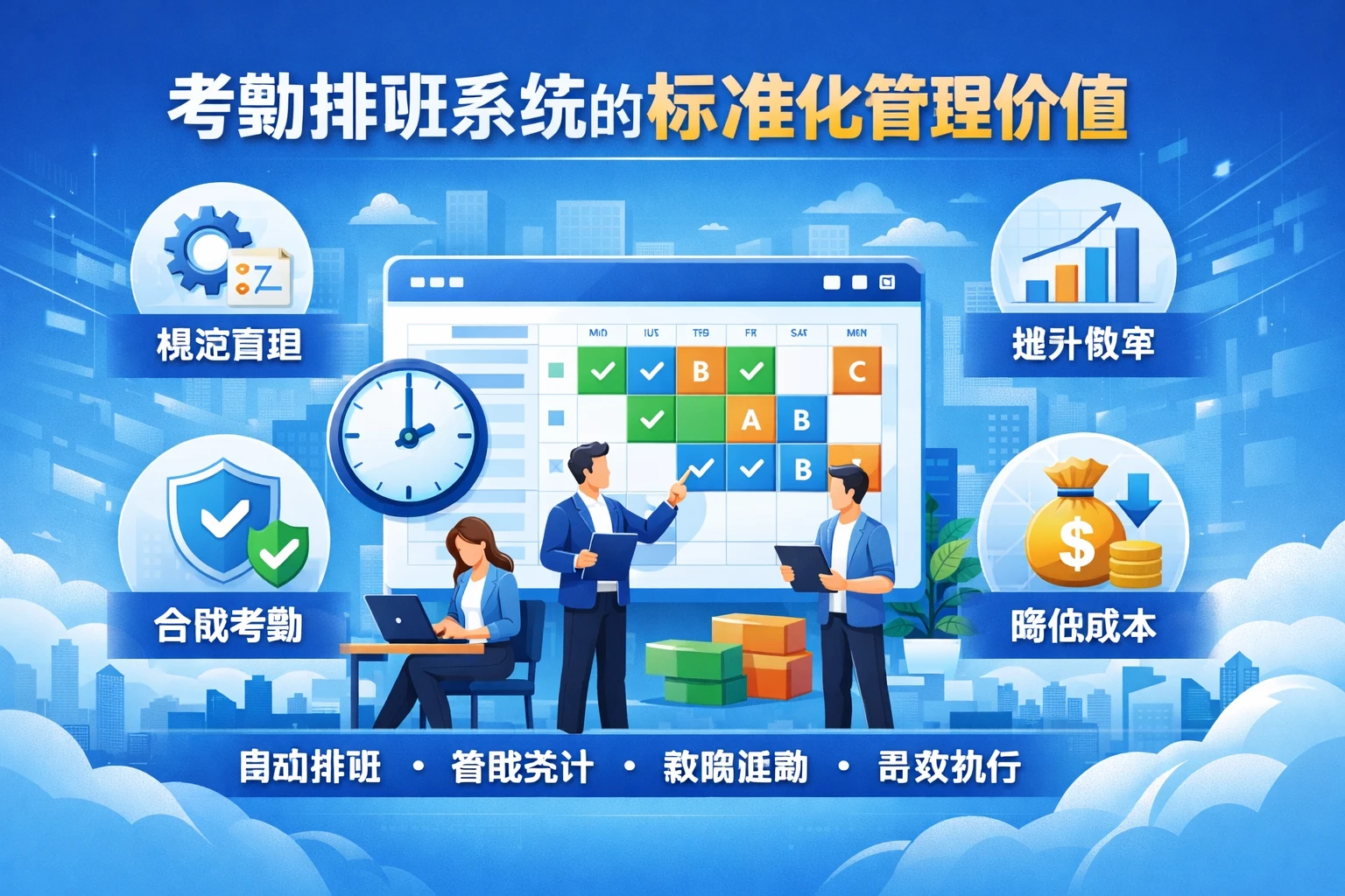 考勤排班系统的标准化管理价值