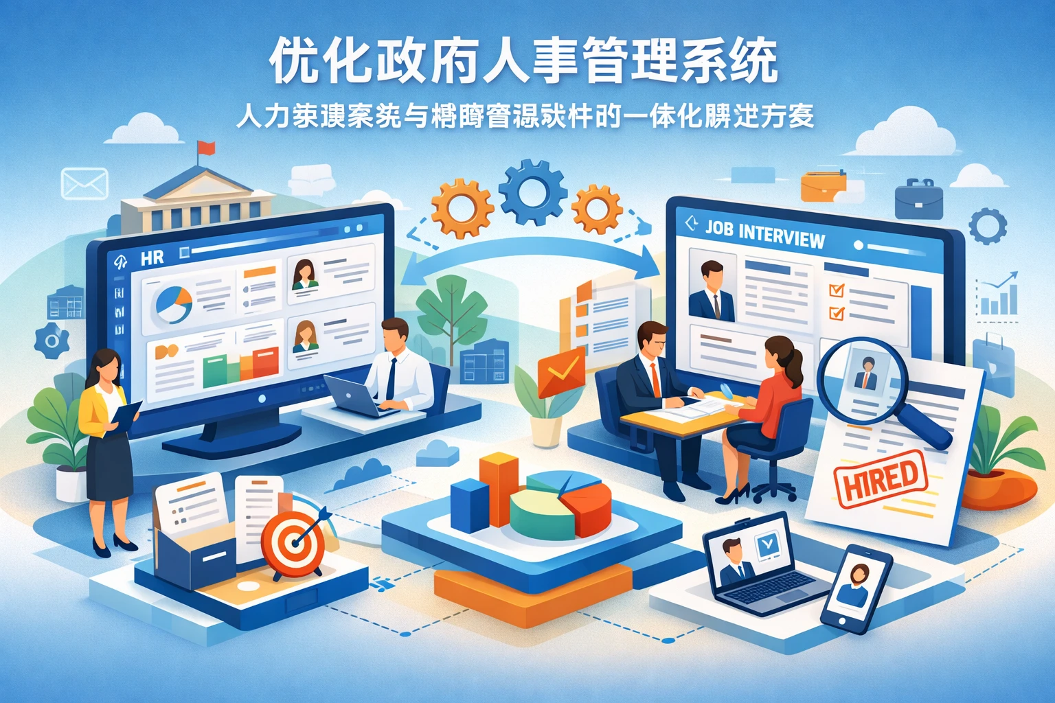 优化政府人事管理系统：人力资源系统与招聘管理软件的一体化解决方案