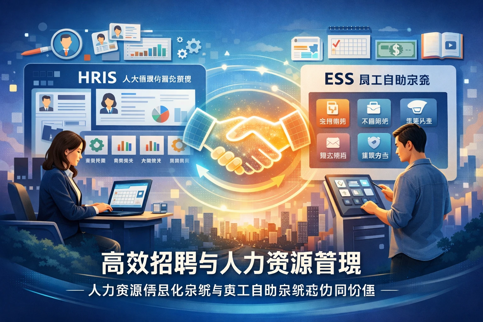 高效招聘与人力资源管理:人力资源信息化系统与员工自助系统的协同价值