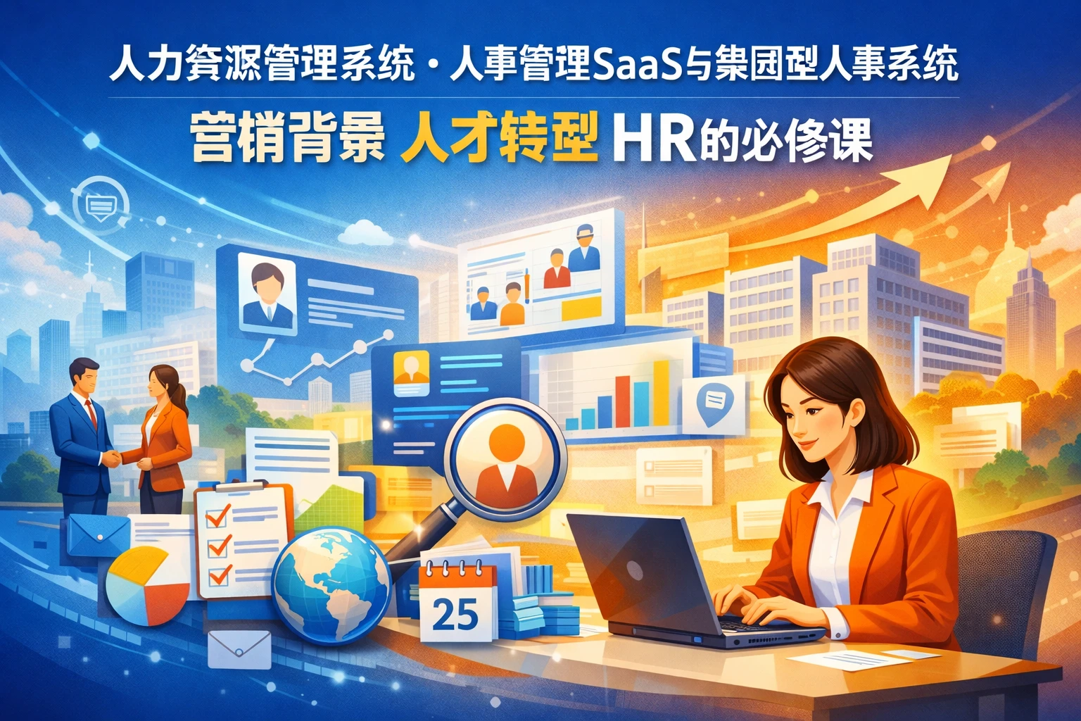 人力资源管理系统、人事管理SaaS与集团型人事系统：营销背景人才转型HR的必修课