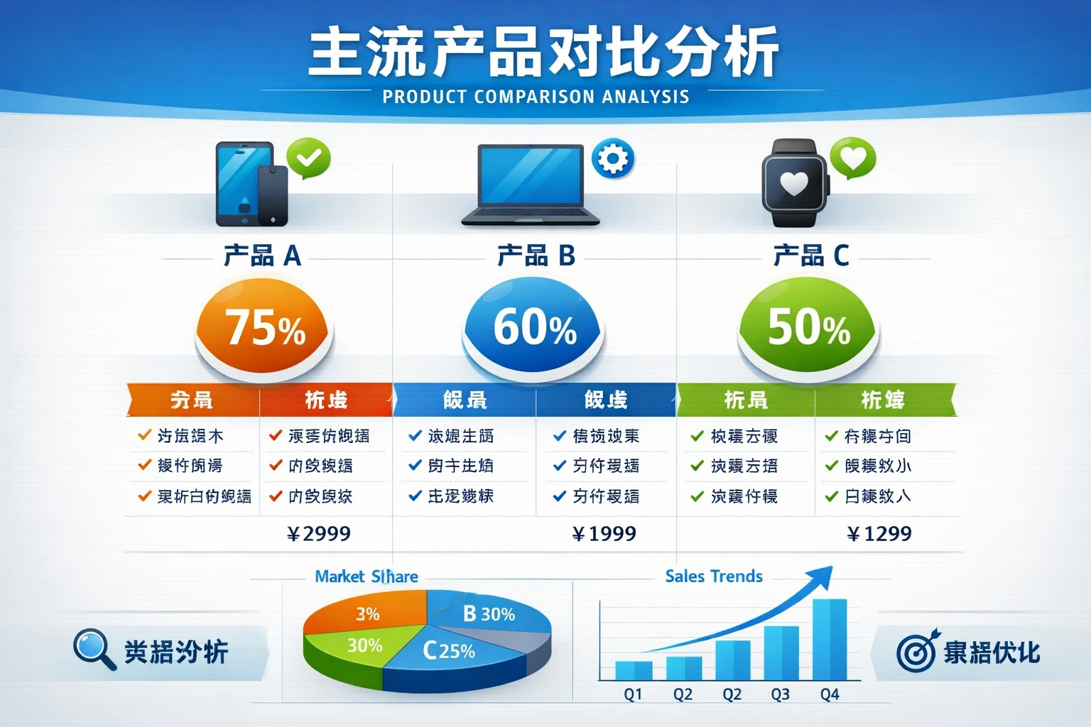 主流产品对比分析