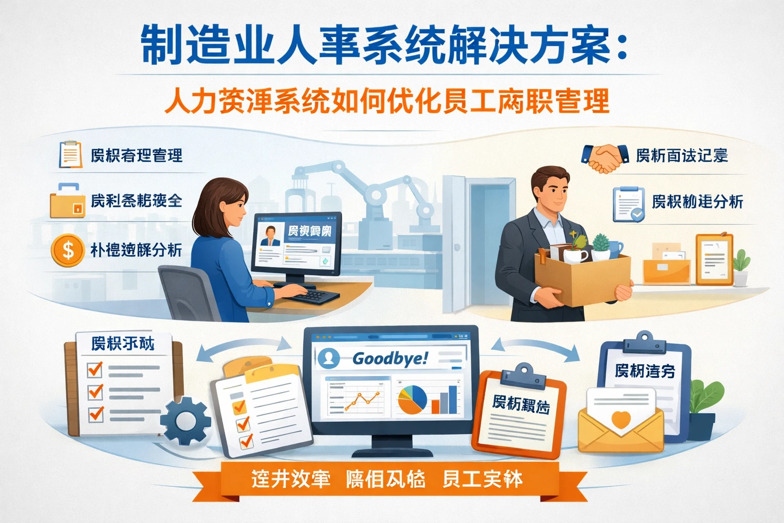 制造业人事系统解决方案:人力资源系统如何优化员工离职管理