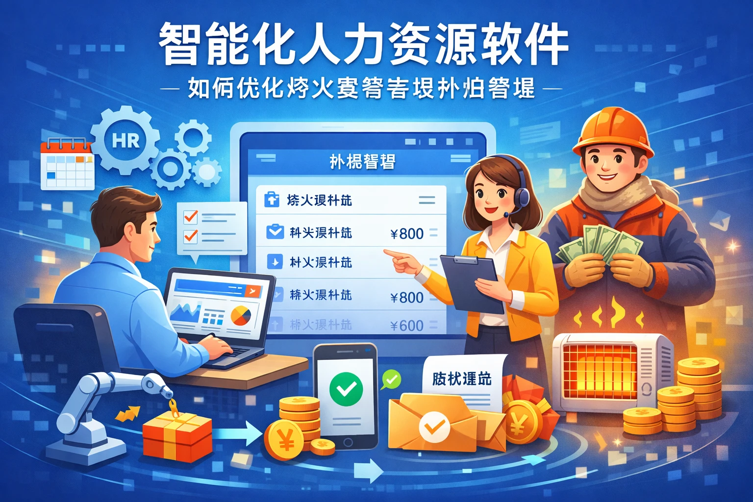 智能化人力资源软件如何优化烤火费等专项补贴管理