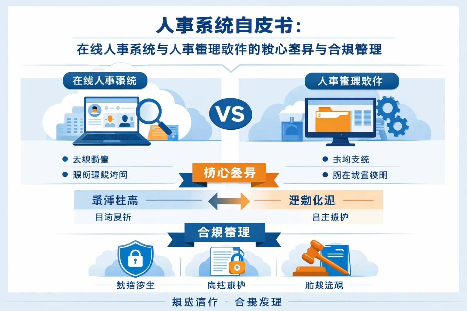 人事系统白皮书：在线人事系统与人事管理软件的核心差异与合规管理