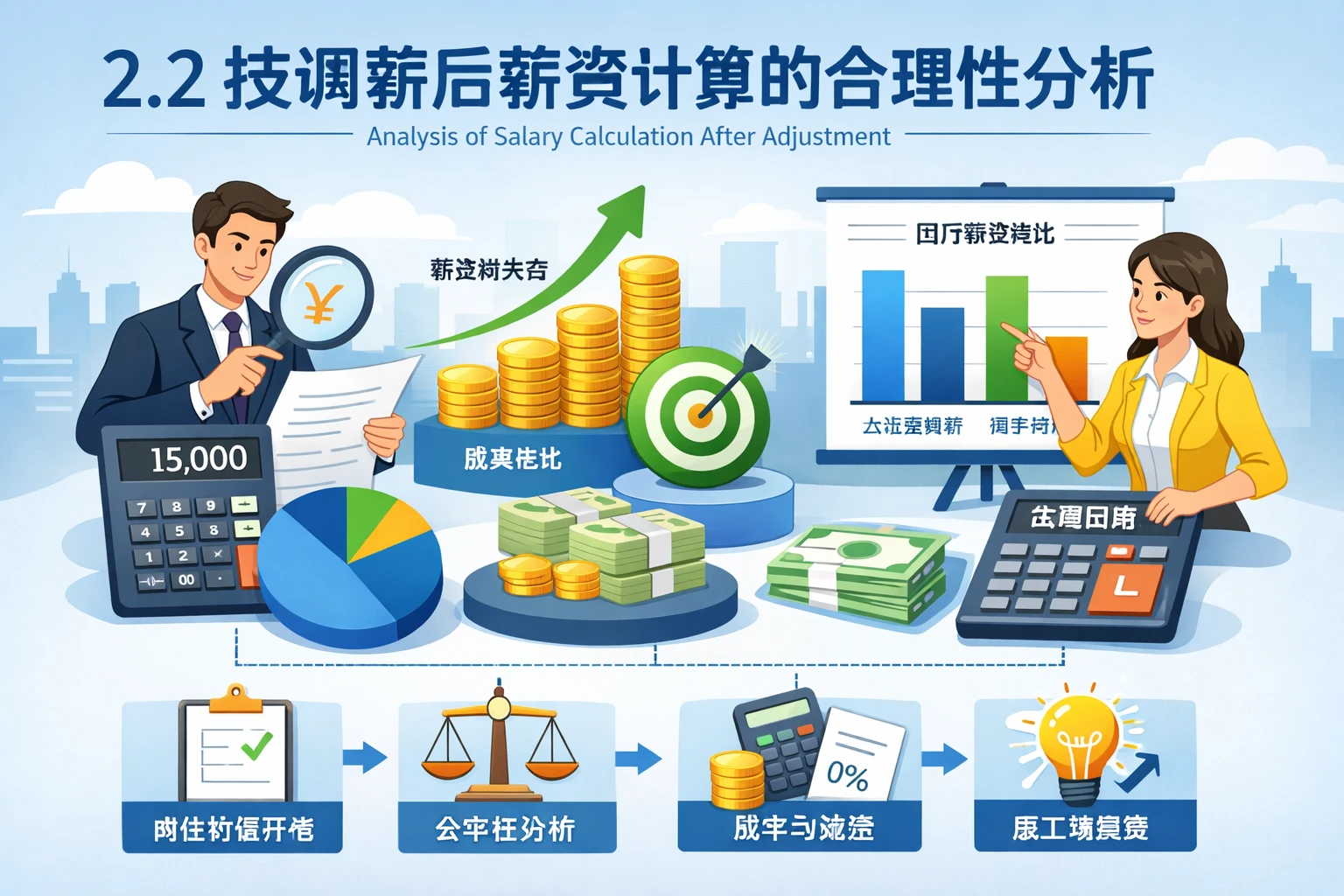 2.2 按调薪后薪资计算的合理性分析