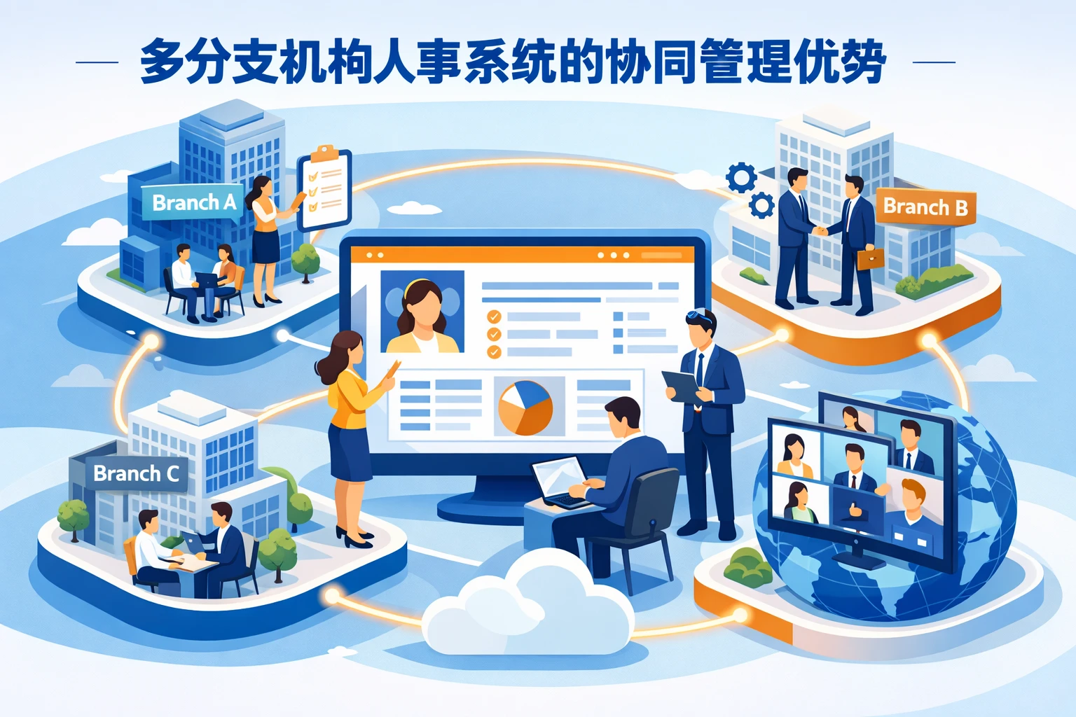 多分支机构人事系统的协同管理优势