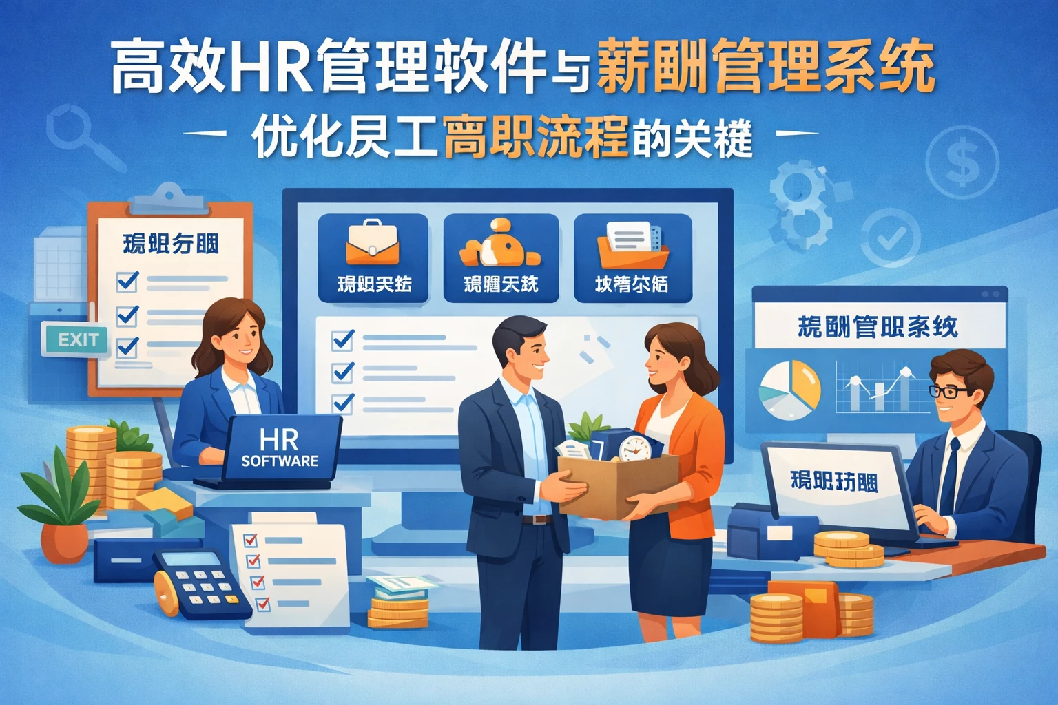高效HR管理软件与薪酬管理系统:优化员工离职流程的关键