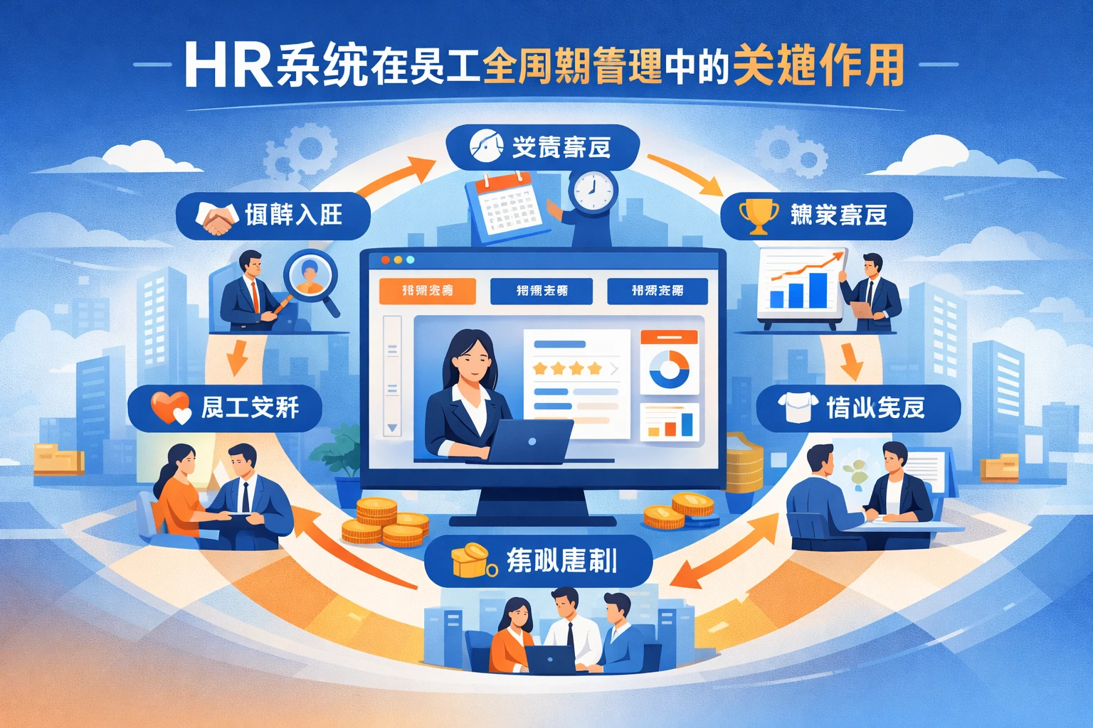 HR系统在员工全周期管理中的关键作用