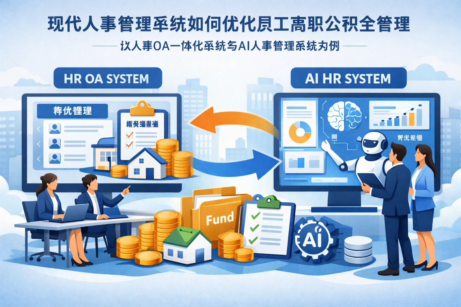 现代人事管理系统如何优化员工离职公积金管理——以人事OA一体化系统与AI人事管理系统为例