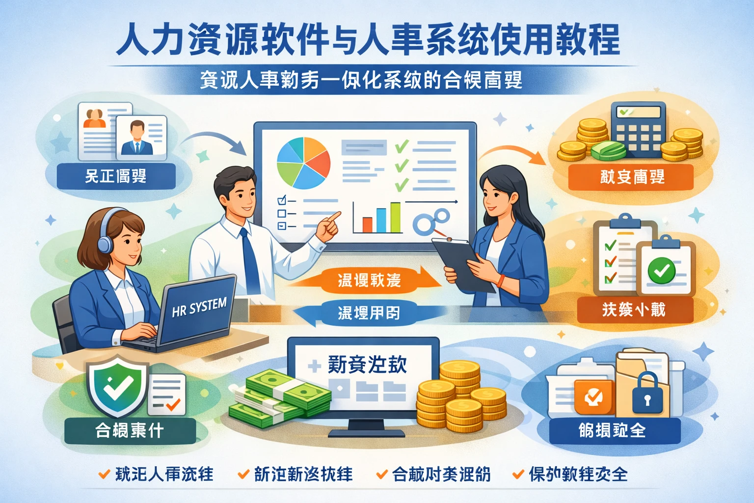 人力资源软件与人事系统使用教程：实现人事财务一体化系统的合规管理