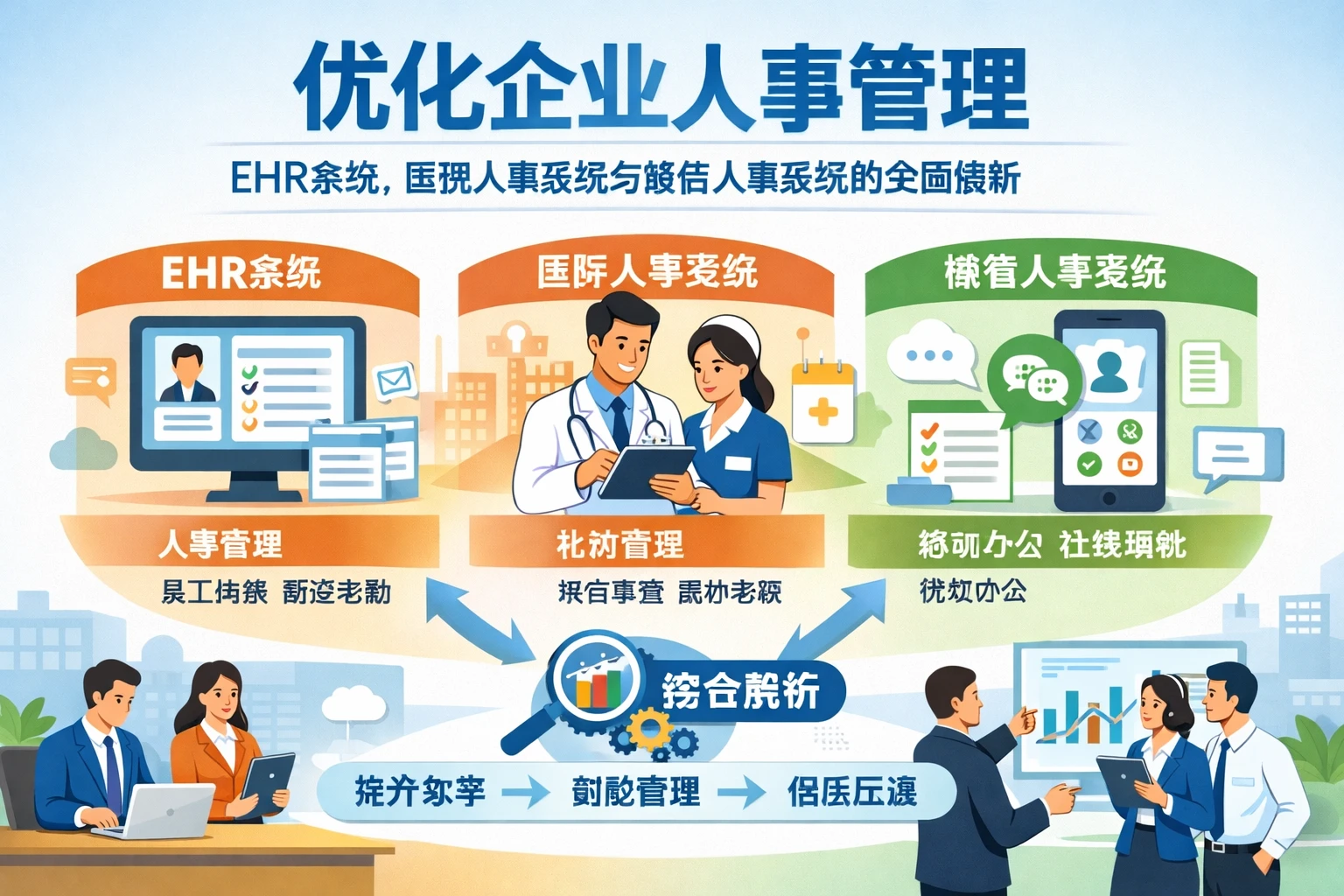 优化企业人事管理：EHR系统、医院人事系统与微信人事系统的全面解析