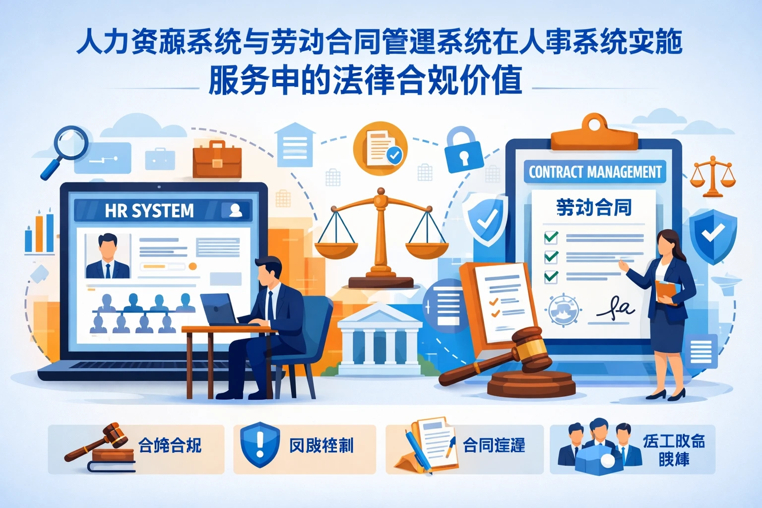 人力资源系统与劳动合同管理系统在人事系统实施服务中的法律合规价值