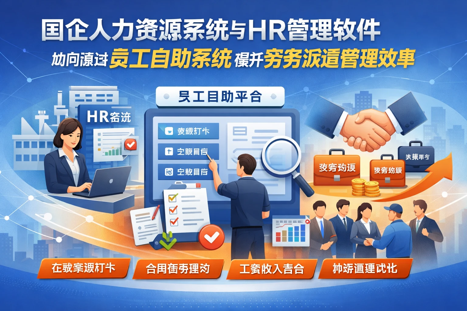 国企人力资源系统与HR管理软件如何通过员工自助系统提升劳务派遣管理效率