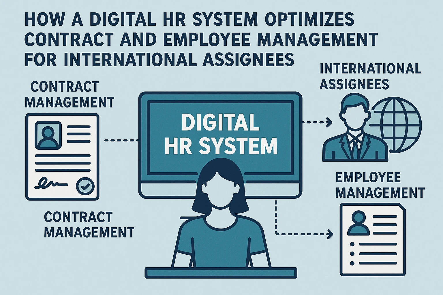 数字化人事系统如何优化跨国派遣员工的合同管理与员工管理系统