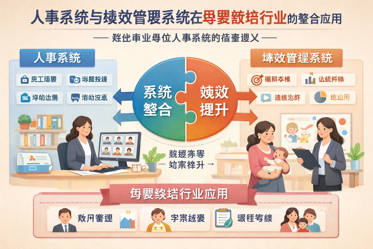 人事系统与绩效管理系统在母婴教培行业的整合应用——兼论事业单位人事系统的借鉴意义