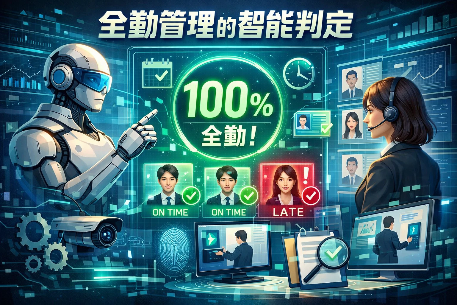 全勤管理的智能判定