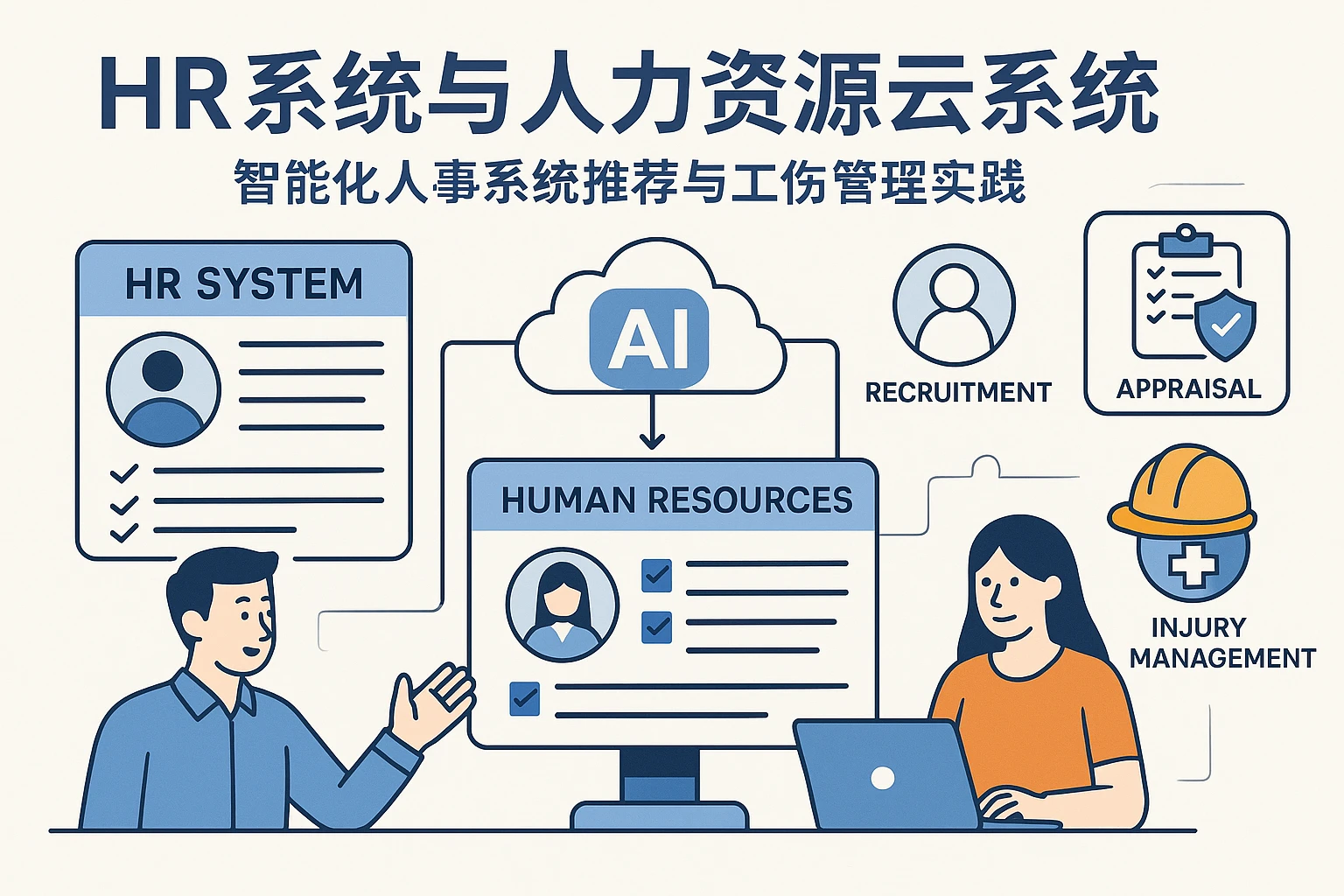 HR系统与人力资源云系统：智能化人事系统推荐与工伤管理实践