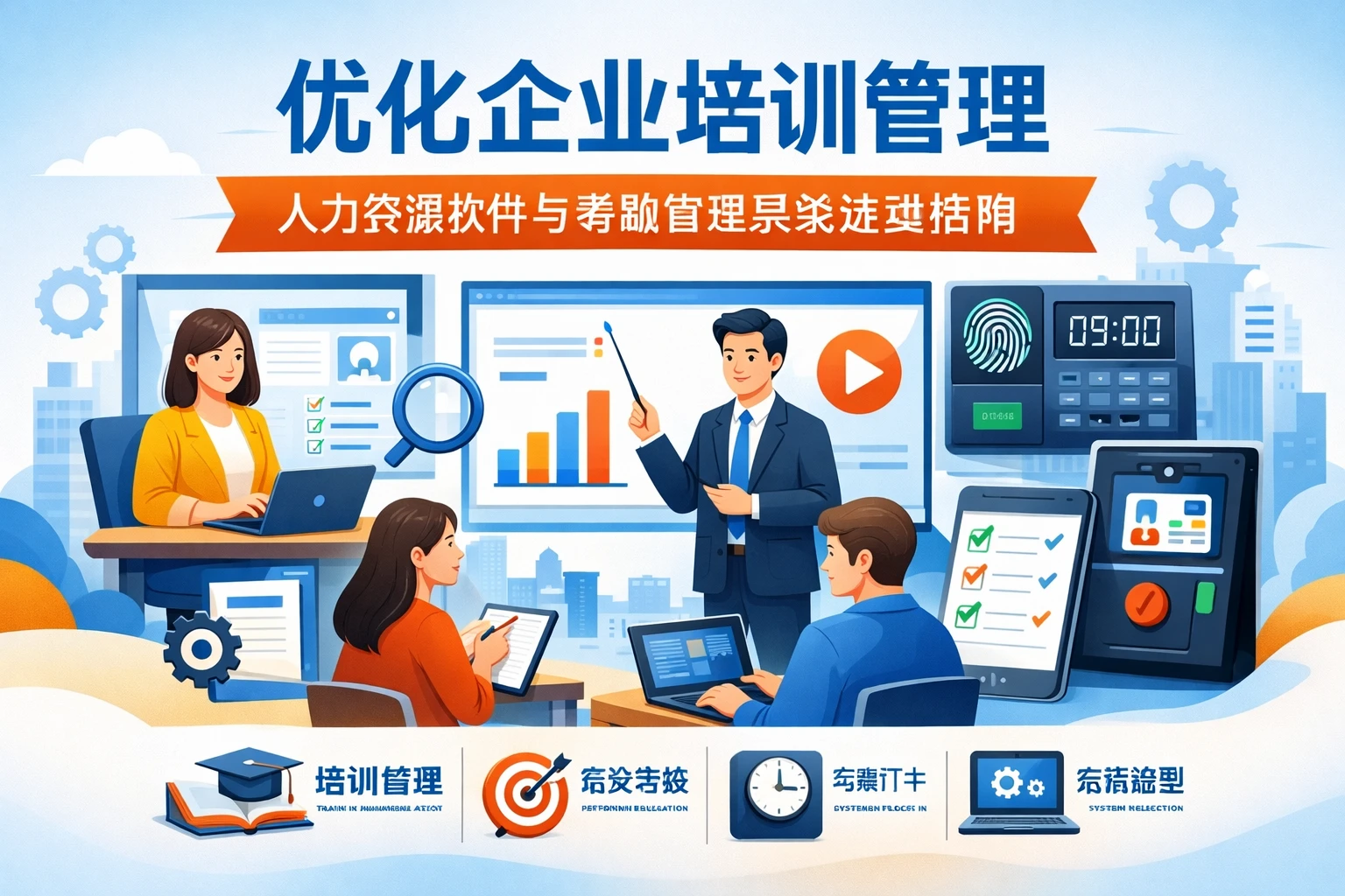 优化企业培训管理:人力资源软件与考勤管理系统选型指南