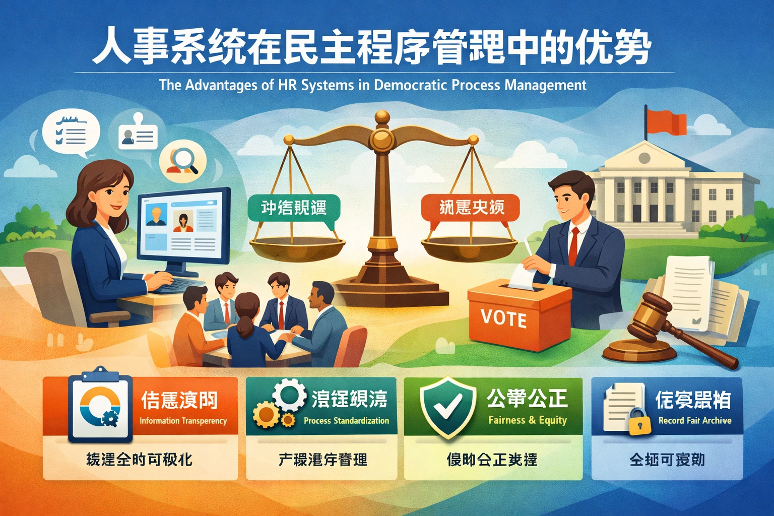 人事系统在民主程序管理中的优势