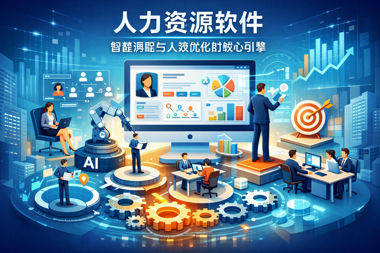 人力资源软件：智能调配与人效优化的核心引擎