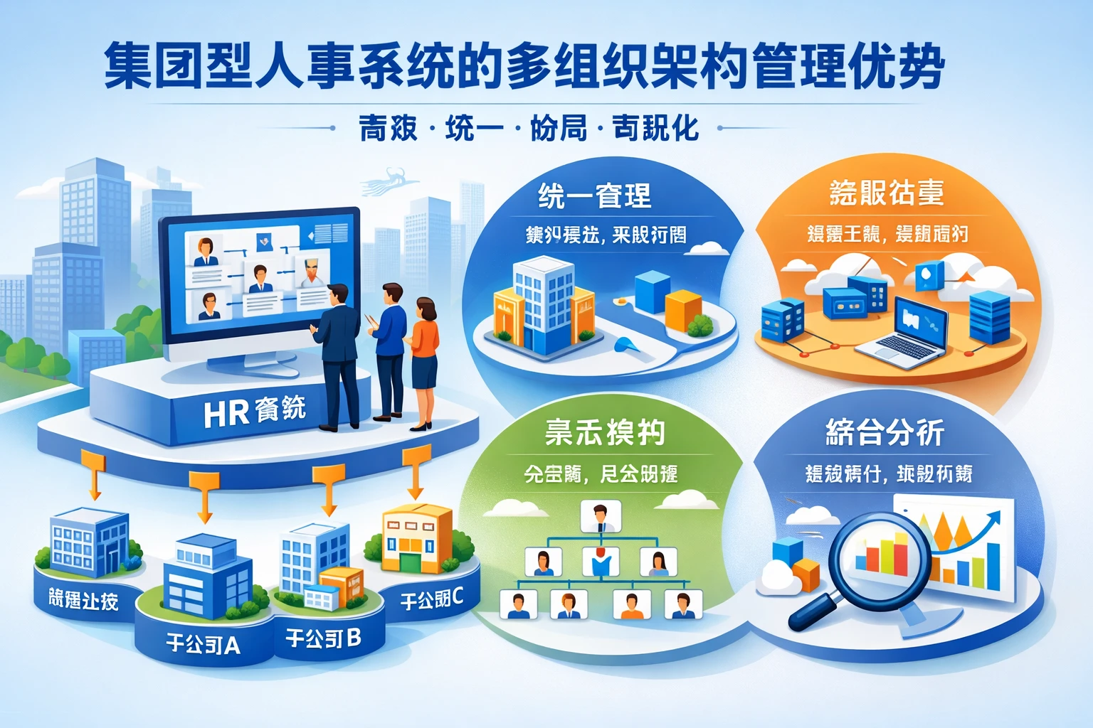 集团型人事系统的多组织架构管理优势