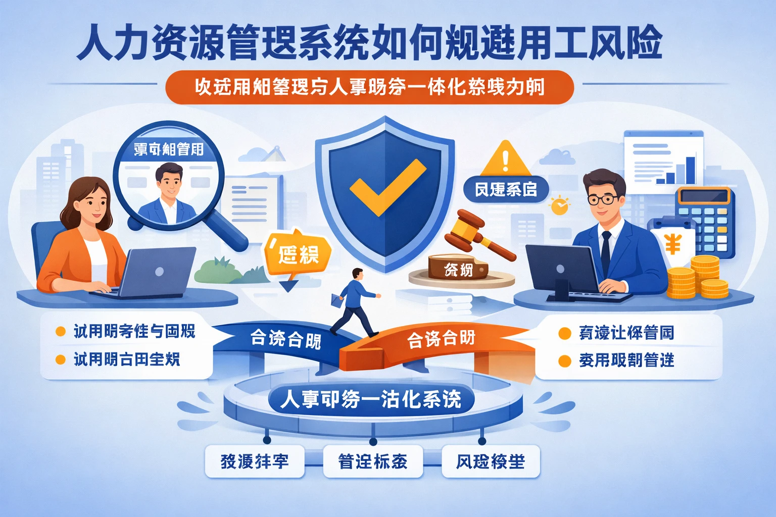 人力资源管理系统如何规避用工风险：以试用期管理与人事财务一体化系统为例