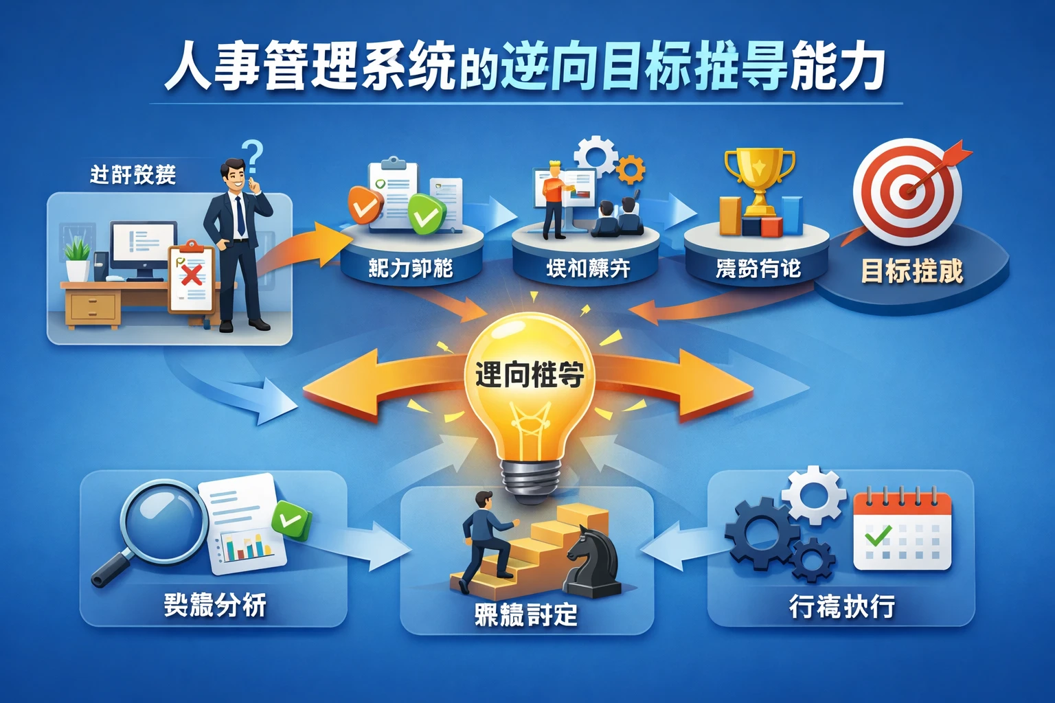 人事管理系统的逆向目标推导能力