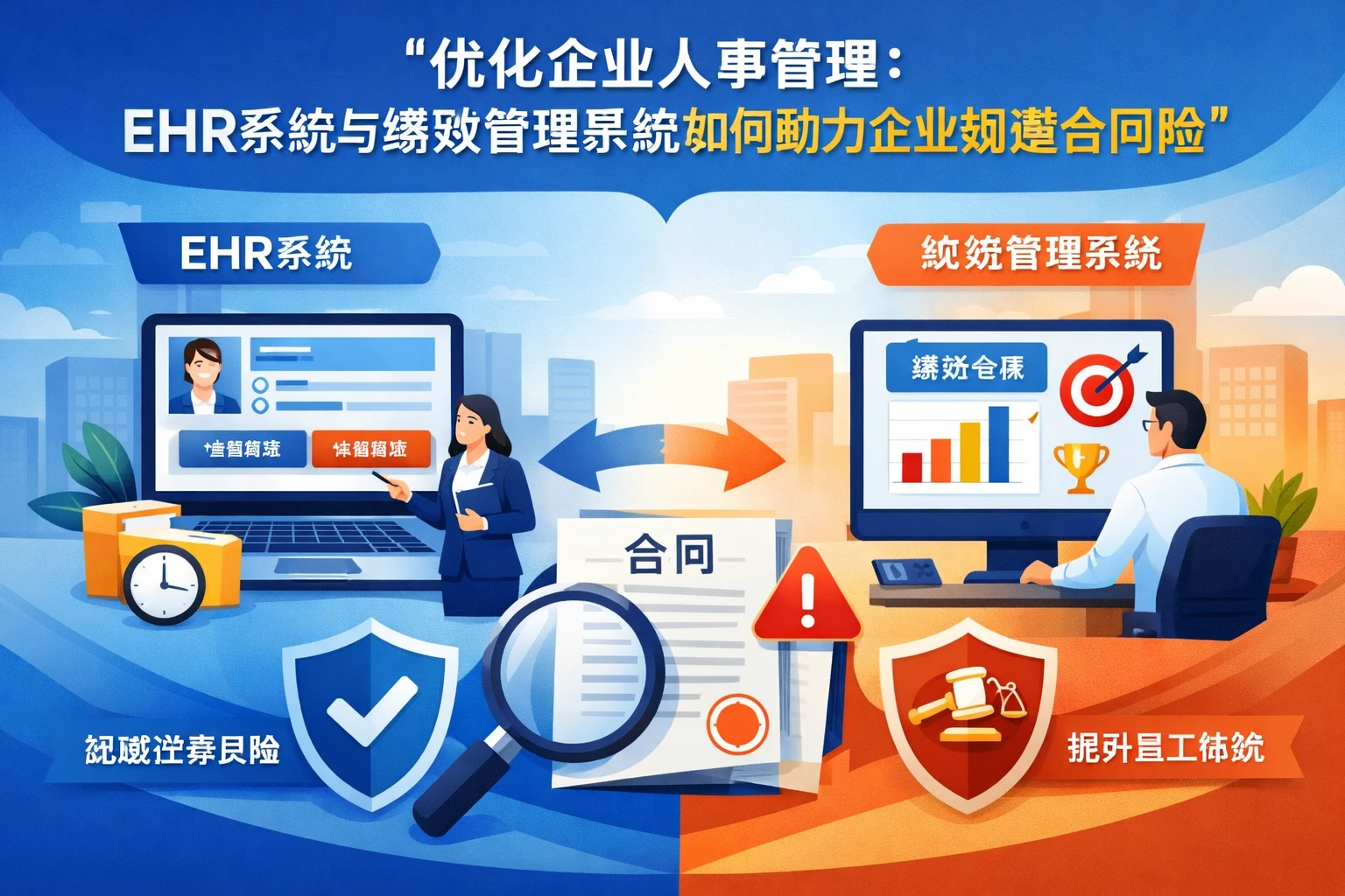 优化企业人事管理：EHR系统与绩效管理系统如何助力企业规避合同风险