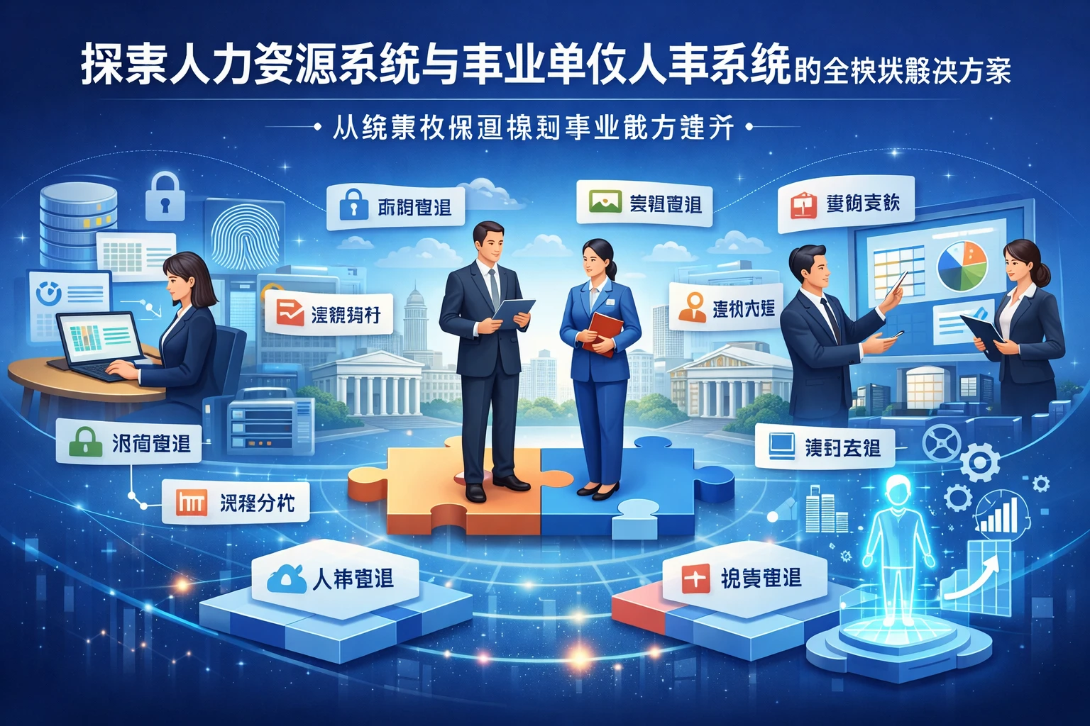 探索人力资源系统与事业单位人事系统的全模块解决方案:从数据权限困境到专业能力提升