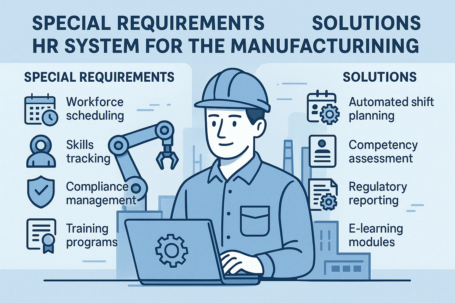 制造业人事系统的特殊需求与解决方案