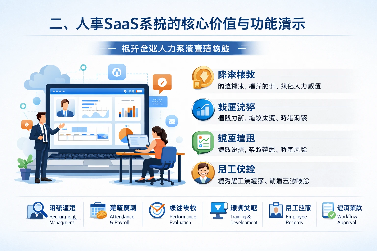 二、人事SaaS系统的核心价值与功能演示