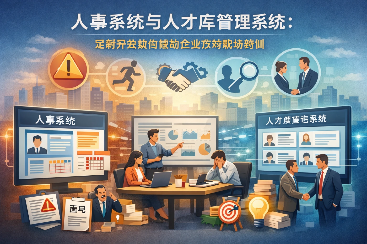 人事系统与人才库管理系统：定制开发如何帮助企业应对职场教训