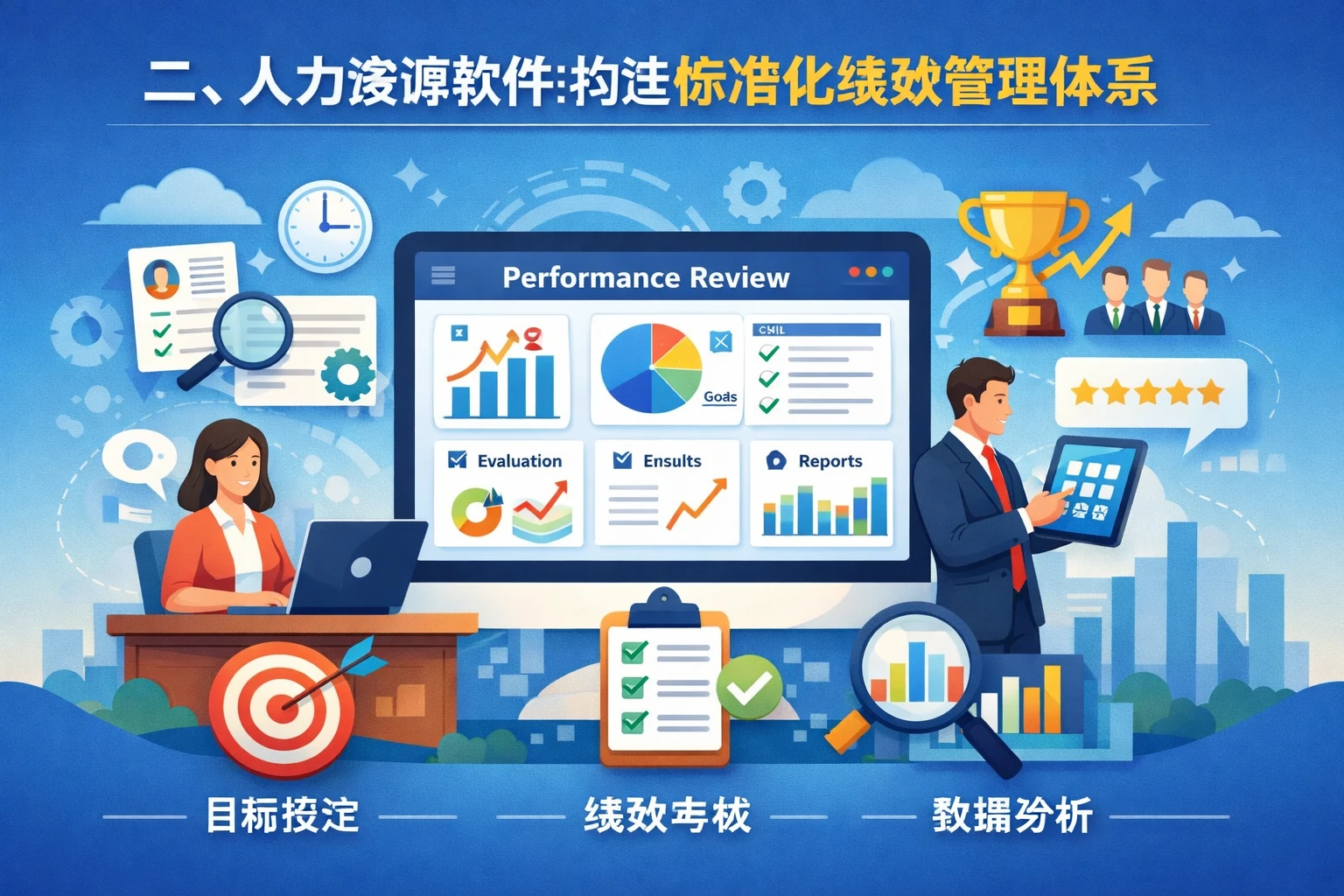 二、人力资源软件：构建标准化绩效管理体系