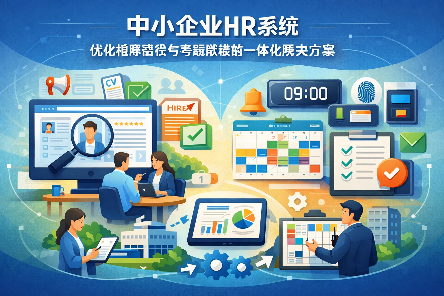 中小企业HR系统：优化招聘流程与考勤排班的一体化解决方案