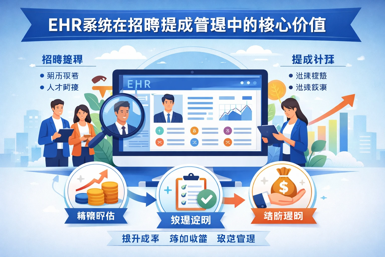 EHR系统在招聘提成管理中的核心价值