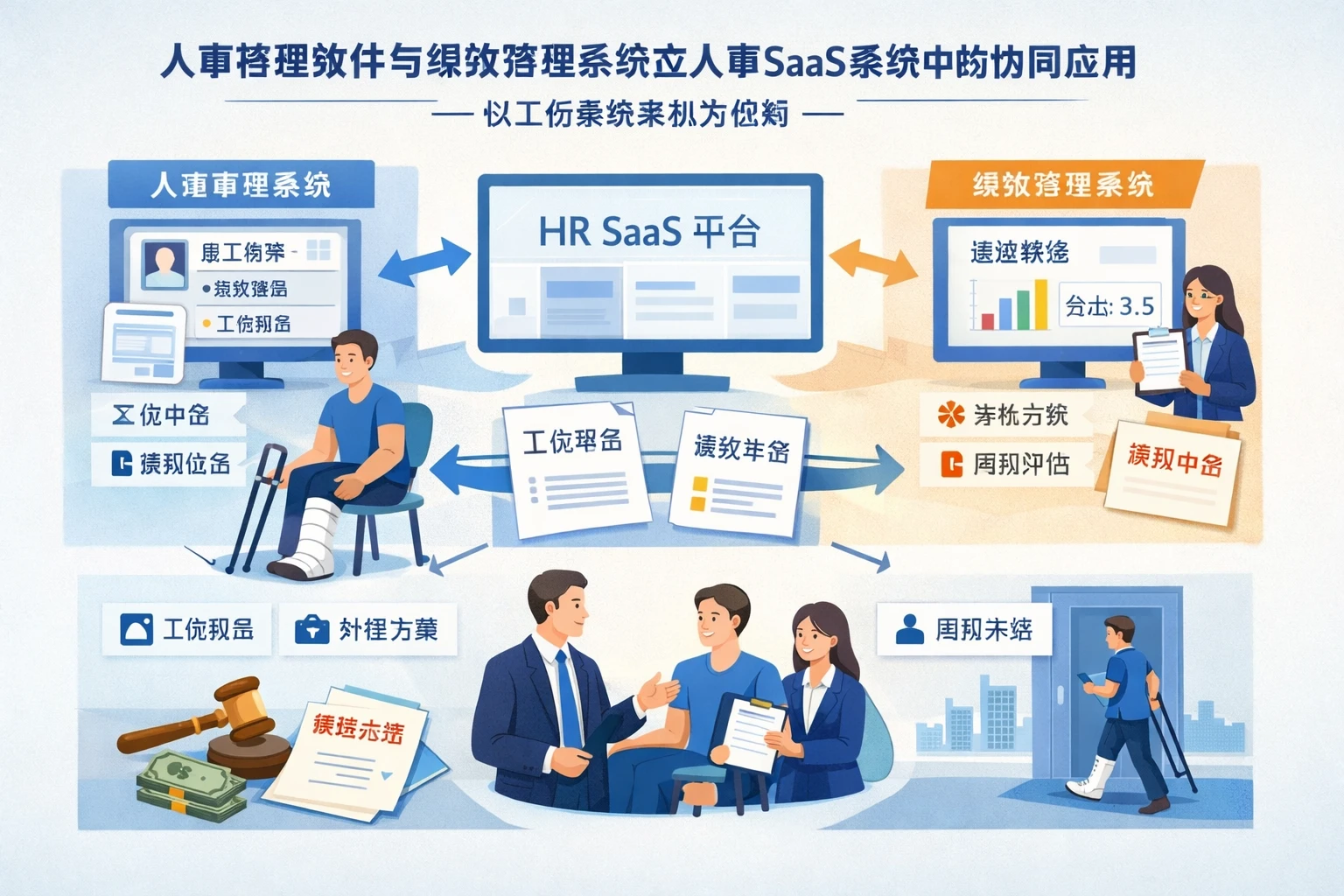 人事管理软件与绩效管理系统在人事SaaS系统中的协同应用:以工伤离职案例为视角
