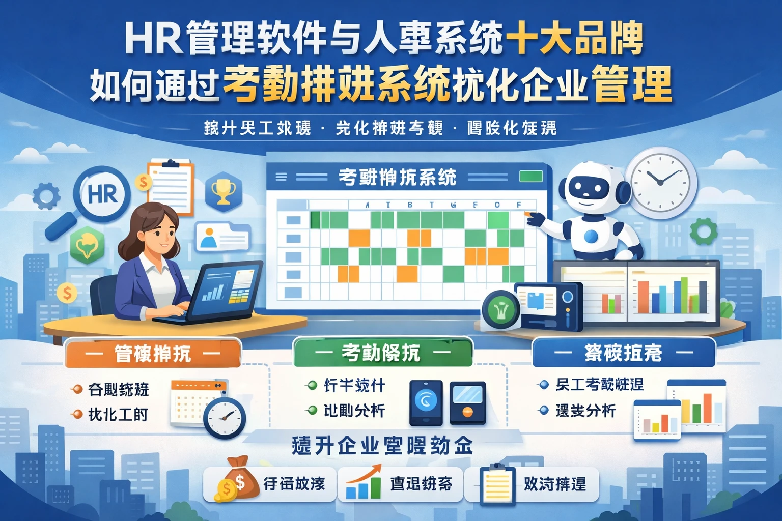 HR管理软件与人事系统十大品牌如何通过考勤排班系统优化企业管理