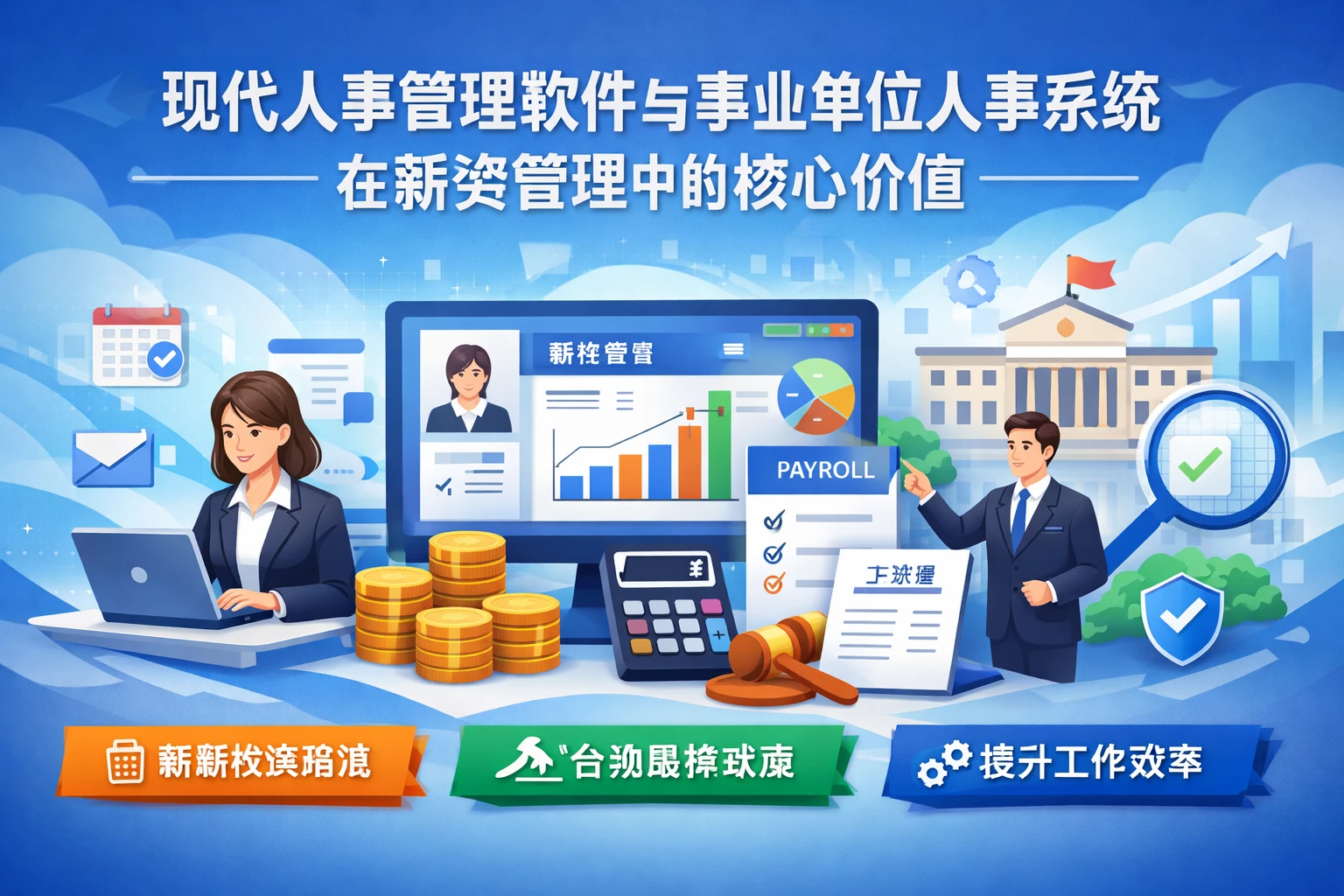 现代人事管理软件与事业单位人事系统在薪资管理中的核心价值