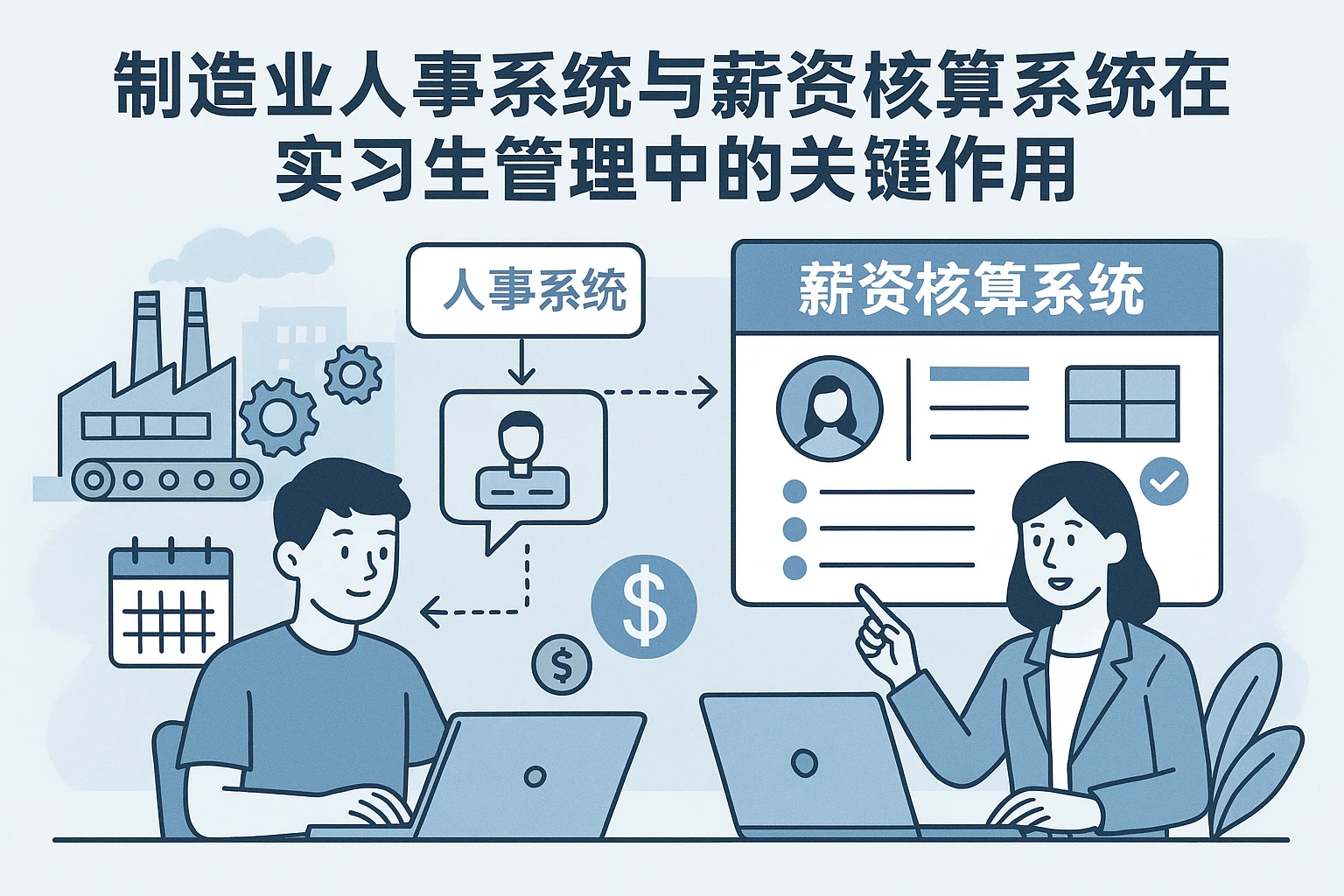 制造业人事系统与薪资核算系统在实习生管理中的关键作用