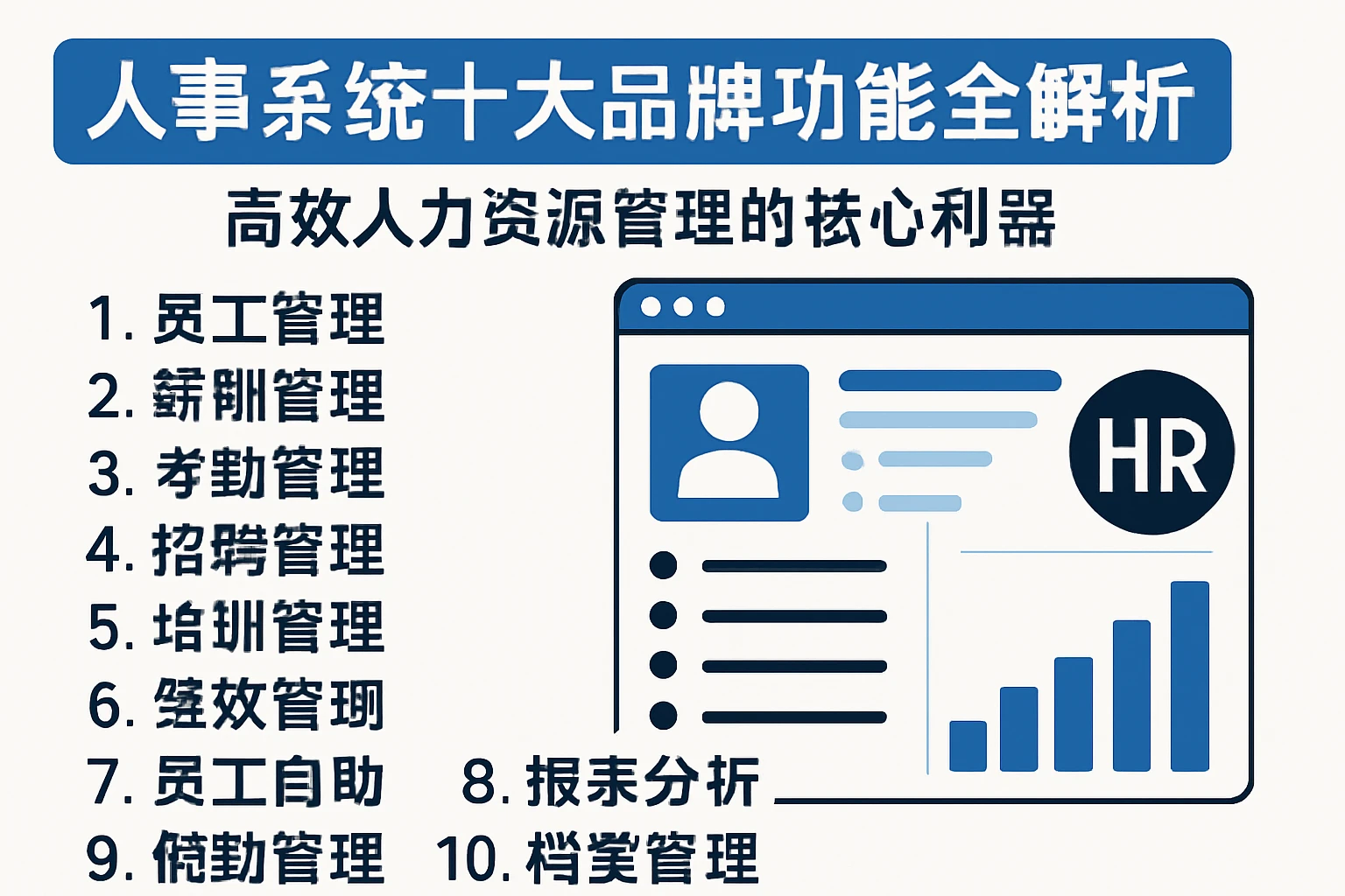 人事系统十大品牌功能全解析：高效人力资源管理的核心利器