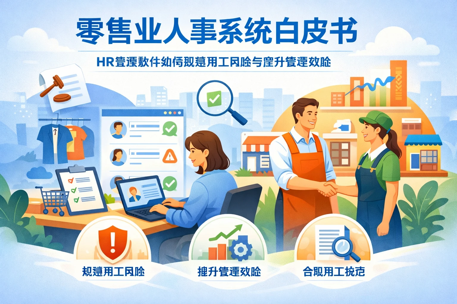 零售业人事系统白皮书:HR管理软件如何规避用工风险与提升管理效能