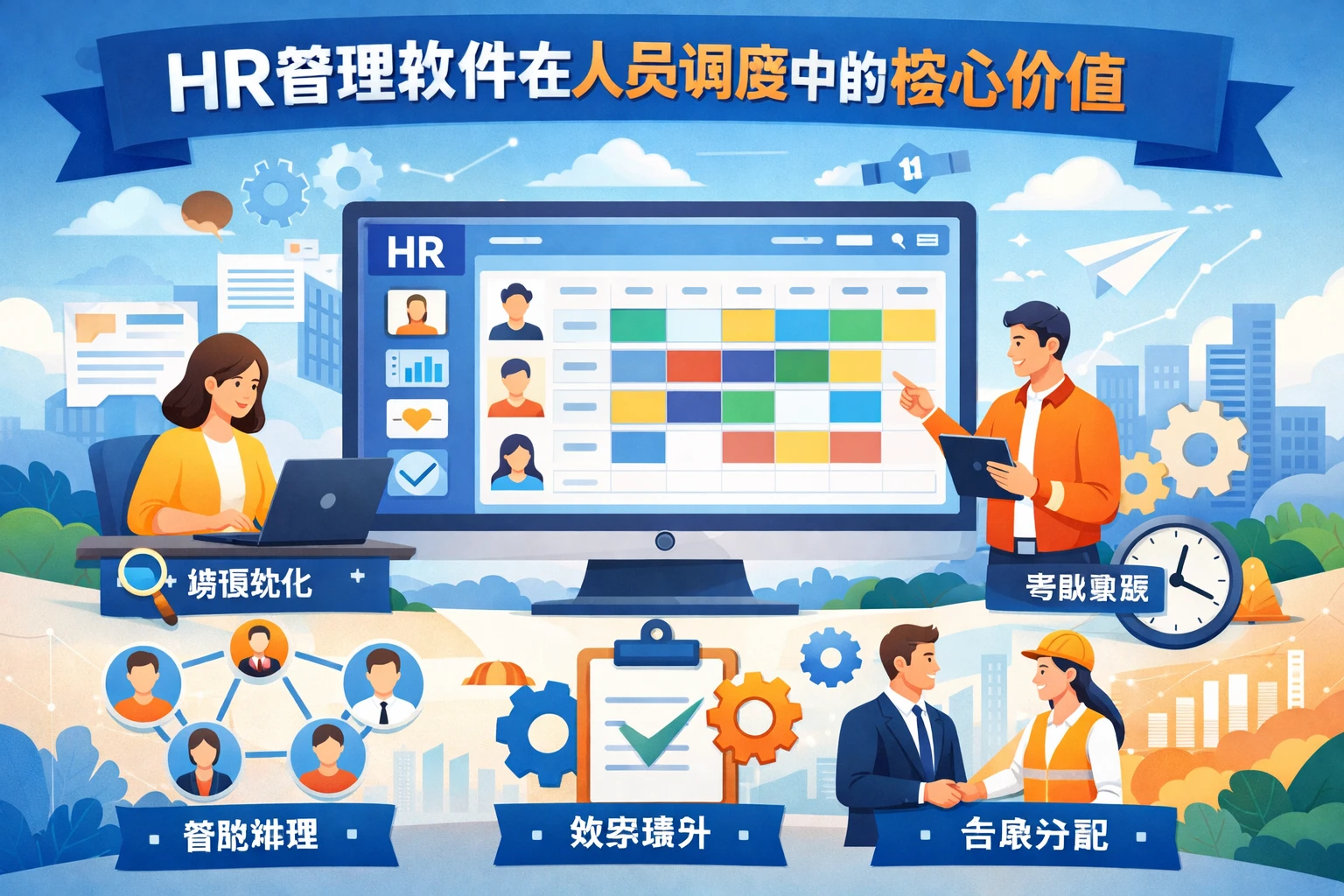 HR管理软件在人员调度中的核心价值