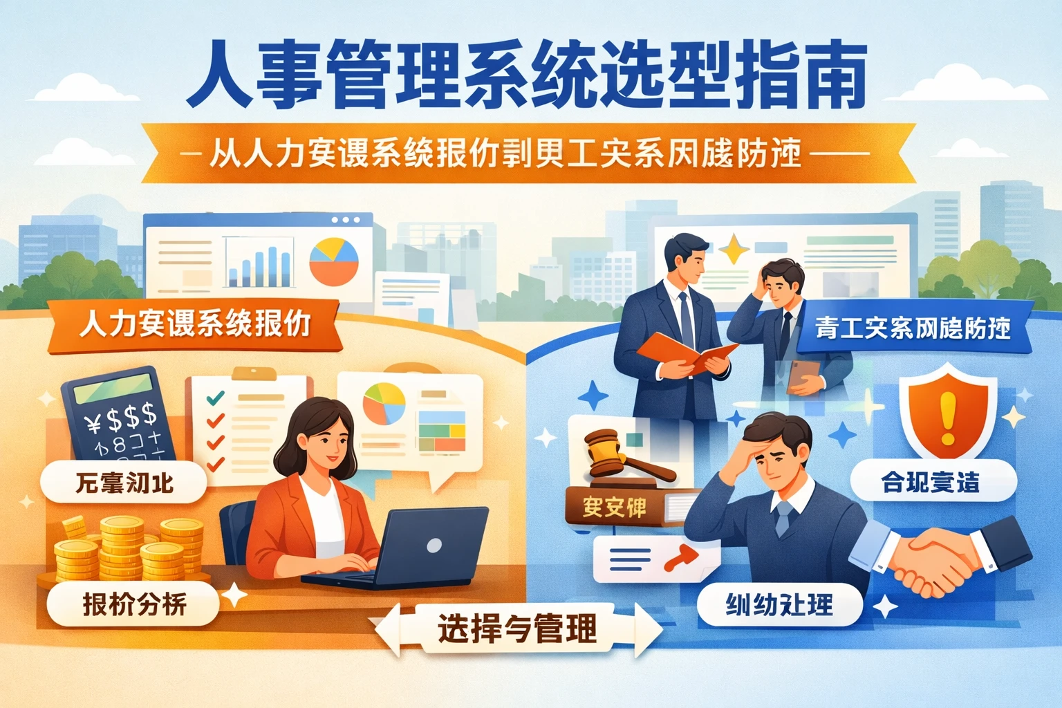 人事管理系统选型指南：从人力资源系统报价到员工关系风险防控
