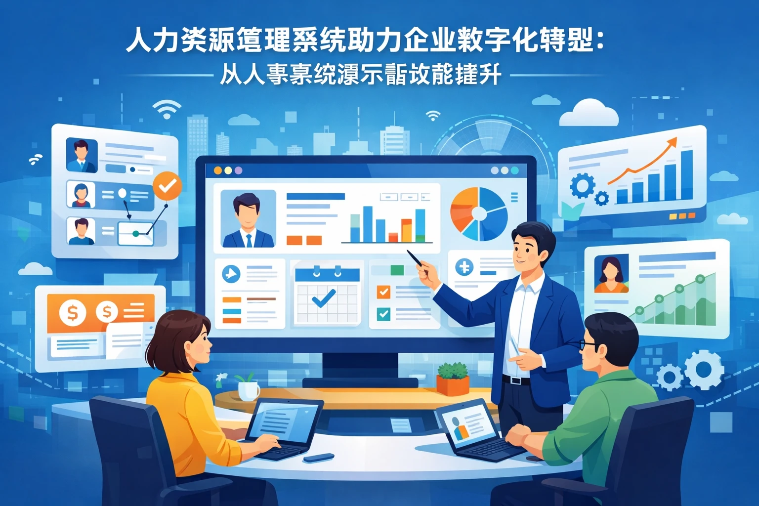 人力资源管理系统助力企业数字化转型：从人事系统演示看效能提升