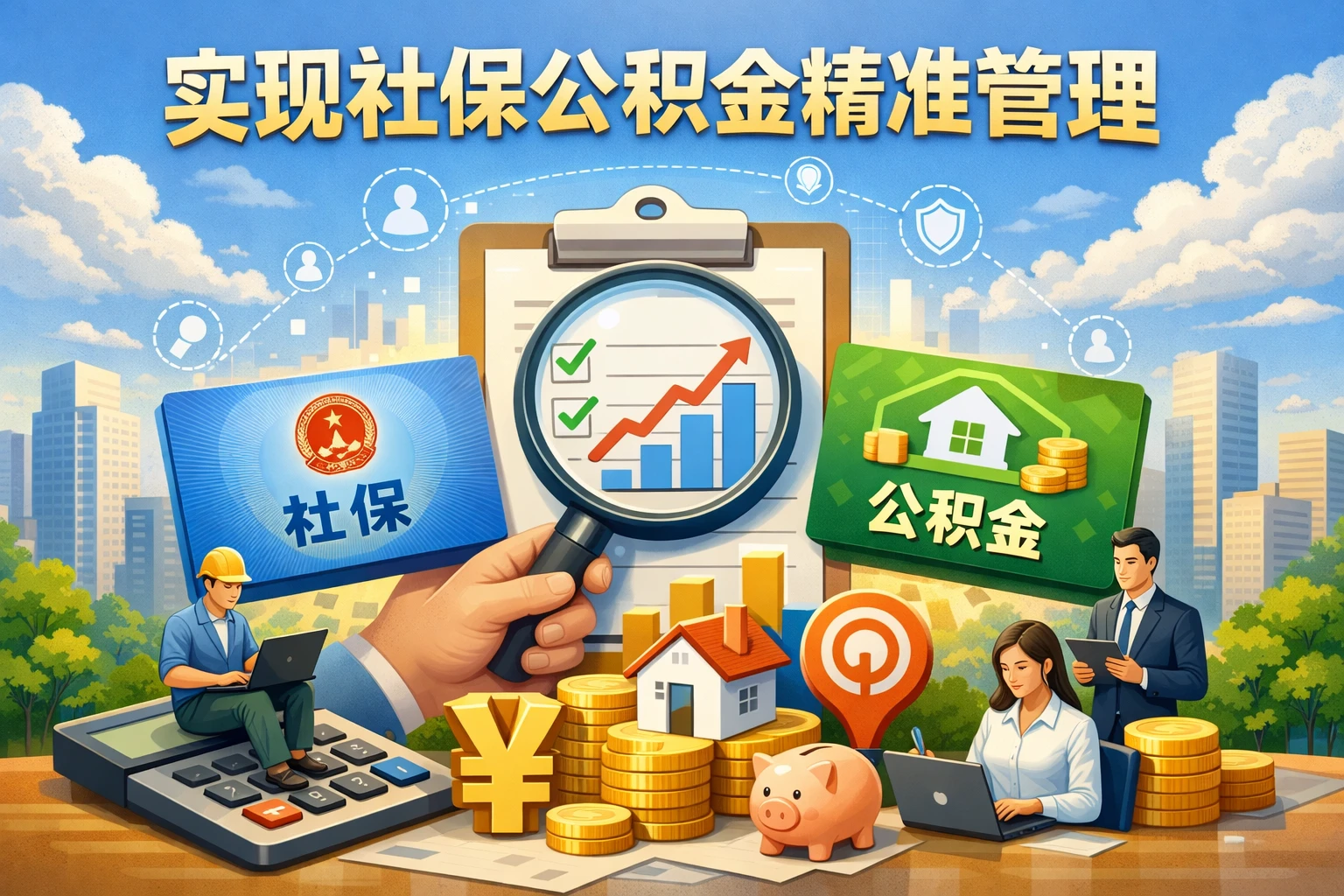 实现社保公积金精准管理