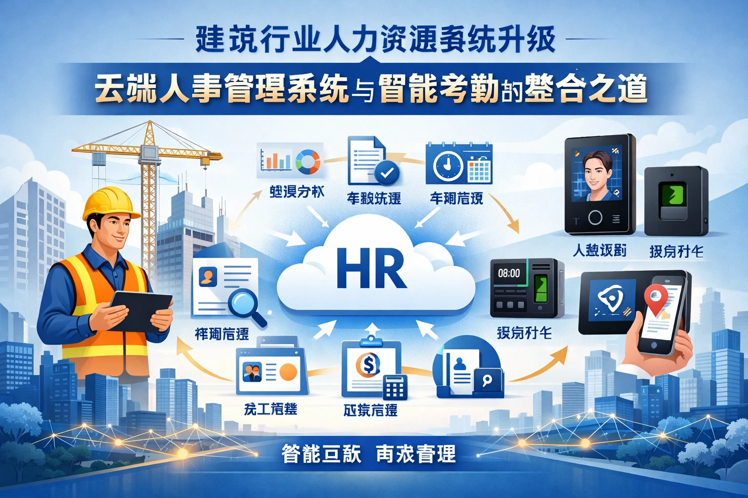 建筑行业人力资源系统升级：云端人事管理系统与智能考勤的整合之道
