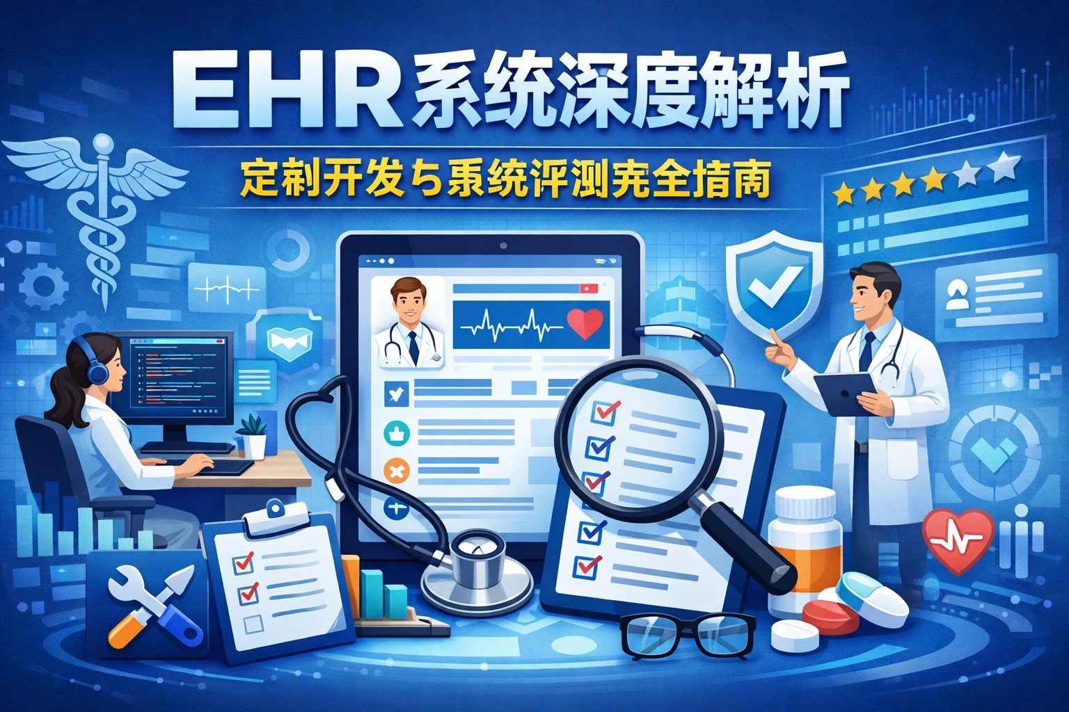 EHR系统深度解析：定制开发与系统评测完全指南