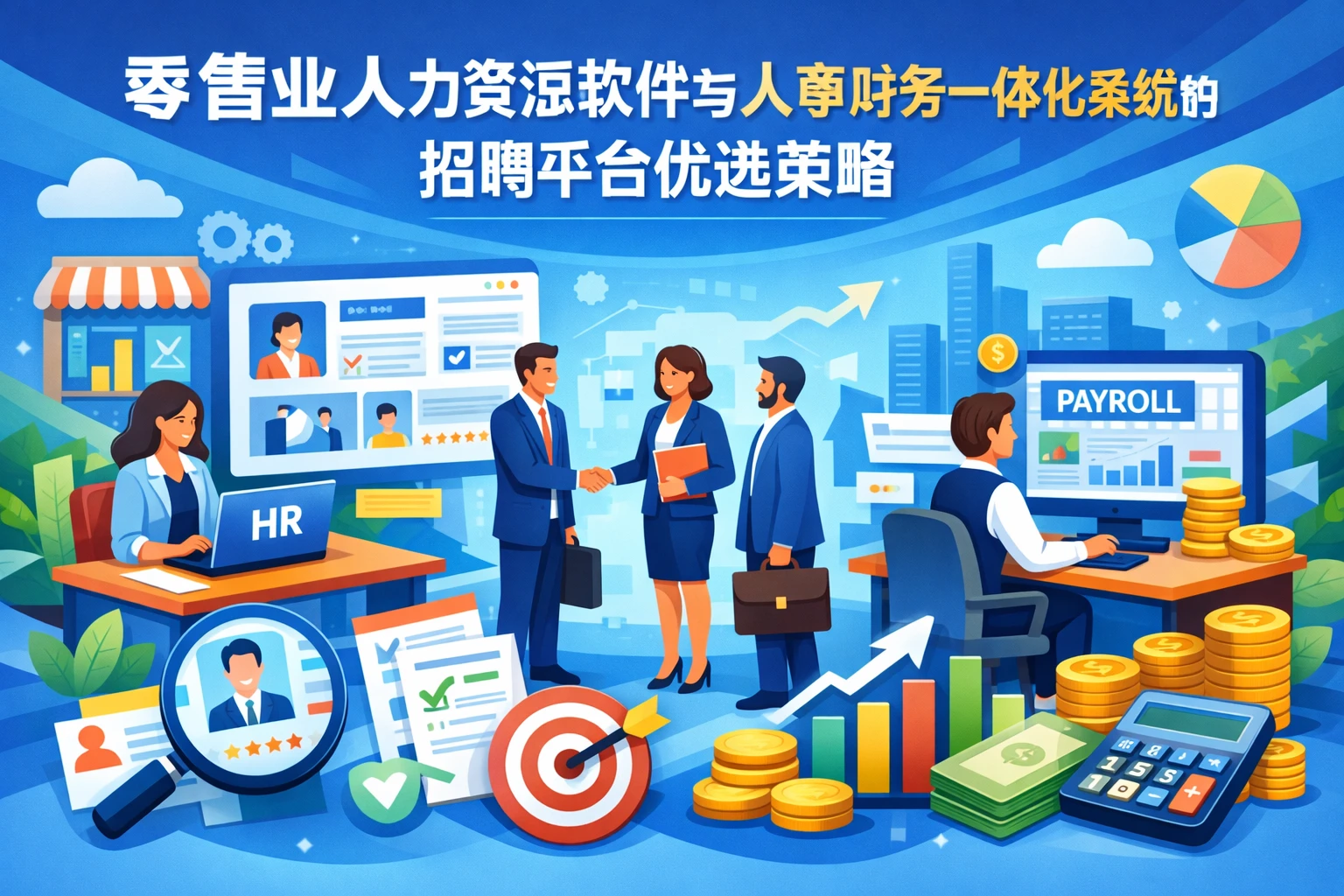零售业人力资源软件与人事财务一体化系统的招聘平台优选策略